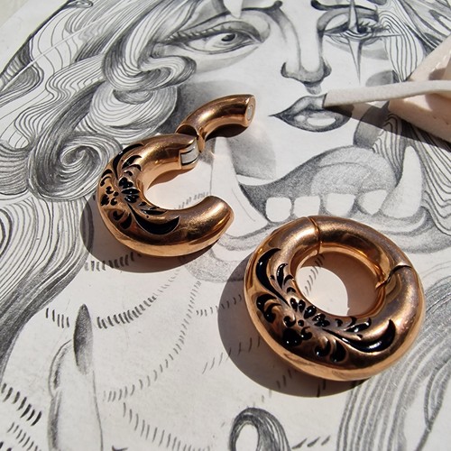 6mm rose gold - 6mm,