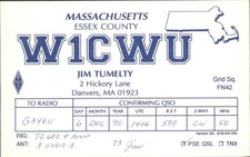 Ham Radio QSL/QSO W1CWU G3YEU
