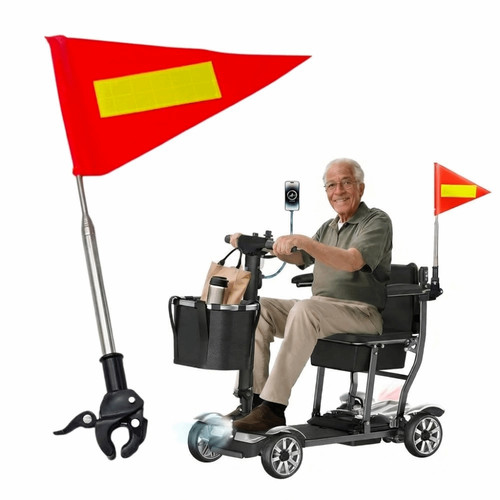 Safety warning flag stainless - safety,