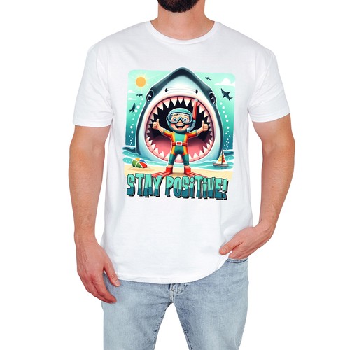Stay positive mens shirt - positive, t-shirt