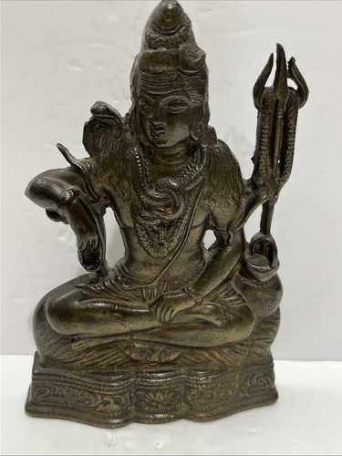 Antique lord shiva sitting - antique,