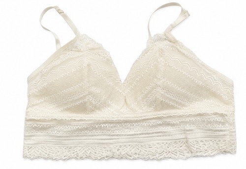 Ladies white lace - lace, bralette
