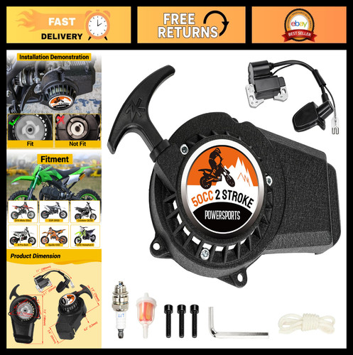 Alloy recoil pull starter - pull,