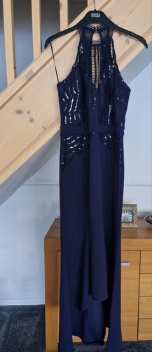 Lipsy navy size halterneck - navy,
