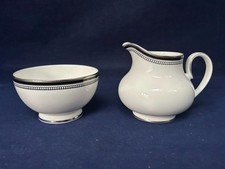 ROYAL DOULTON SARABANDE MILK JUG & LIDDED SUGAR BOWL - EXCELLENT