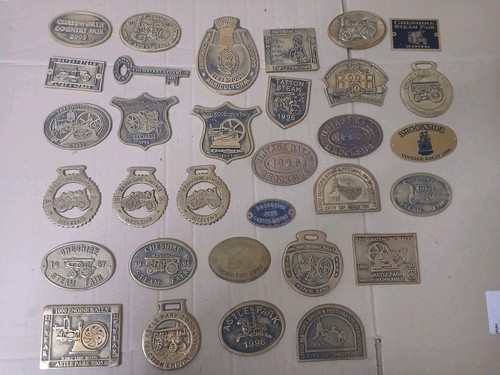 Brass steam rally - steam, plaques