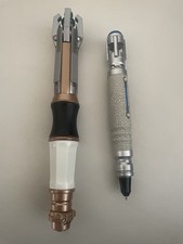 Dr Who Sonic Screwdriver Bundle X2 10th Dr Pen and 12th Dr Sonic Screwdriver 
