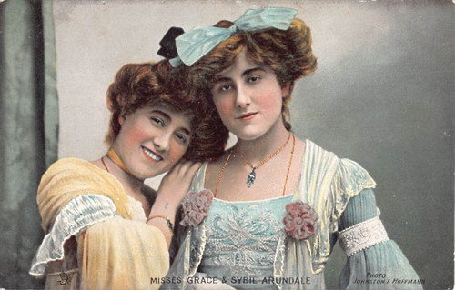 Postcard edwardian actresses - edwardian,