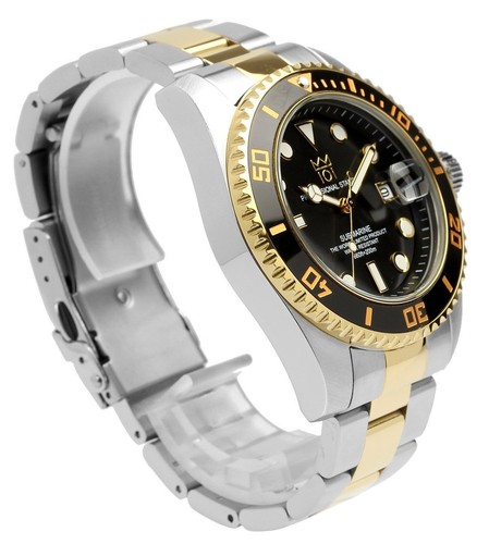 Hyakuichi 101 black gold watch - hyakuichi,