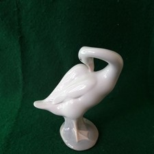 Lladro Porcelain Swan -