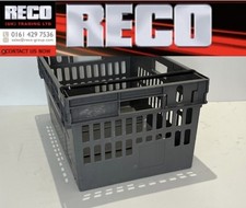 5 X USED EXTRA DEEP BALE ARM CRATE MAXINEST STACKABLE 54L STORAGE 60-40-30CM