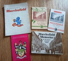 Vintage Macclesfield Cheshire Rural District The Official Guides & Old Postcards