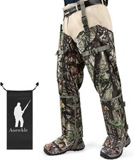 Snake Guard Chaps Waterproof for One Szie Fit All, Mountain Camo 