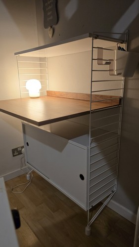 String shelving system - shelving, white