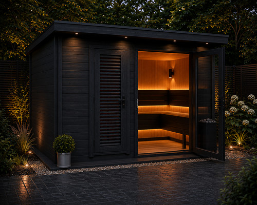 Sauna outdoor - sauna,