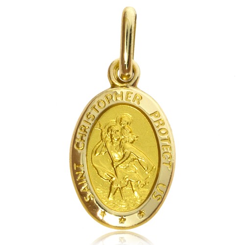 9ct gold saint - gold, christopher