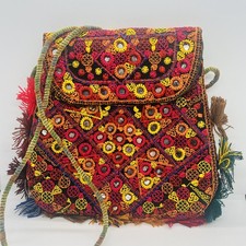 Beaded Embroidered Mirrored