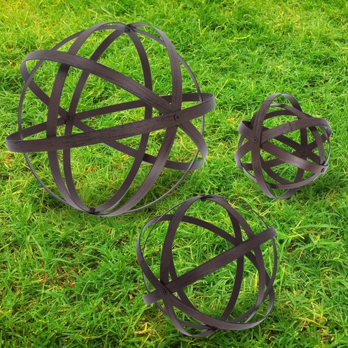 Garden spheres set 3 - set, of
