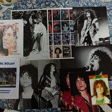 Nice Selection Of Marc Bolan Fan Club Photos/Prints/Magazines