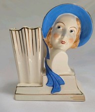 Vintage Art Deco Lady Head