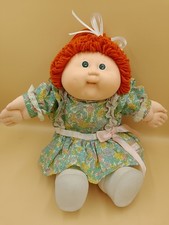 Cabbage Patch Kids 1980s Rare Head Mold 17 Redhead Girl Green Eyes