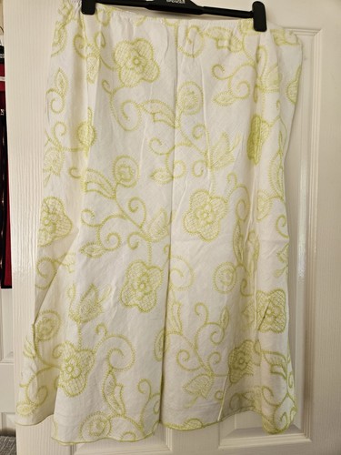 Windsmoor linen skirt white - windsmoor,