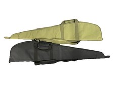 Padded Rifle Carry Bag - Green / Black - 124cm x 27cm - Ref 5590-1-A