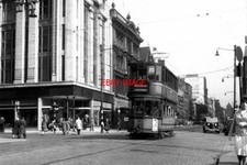 PHOTO  1960 GLASGOW TRAM 96 A