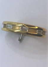 -H/marked 18ct gold 4mm