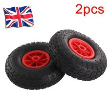 2X10" Pneumatic Sack Truck Trolley Wheel Barrow Foam Tyre  3/3.5-4.0 UK Modern 