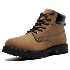 Mens Leather Military Combat