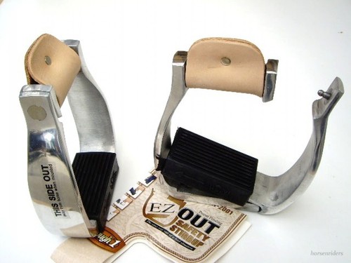 Western saddle safety stirrups - western,