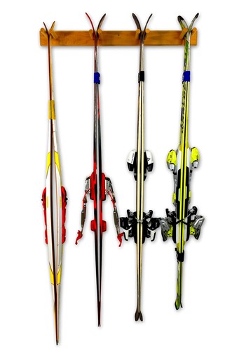 Timber ski wall - wall, rack,