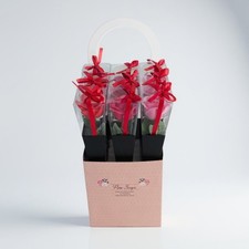 Red rose soap flower gift - rose,