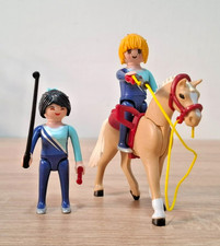 Playmobil 6933 Country Vaulting horse Rider Trainer Figures Incomplete Used Set