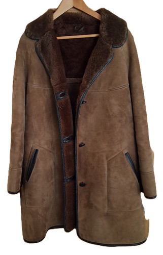 Mid brown sheepskin - a, coat