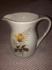 Kernewek Cornwall Pottery Autumn Rose Jug