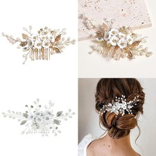 Flower Bride Hair Clips