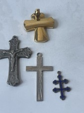Vintage cross pendants joblot - pendants,