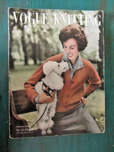 Vintage vogue knitting book - vintage,