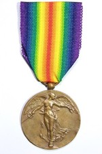 BELGIUM: Medaille de la Victoire 1914-1918 Belgian WW1 Interallied Victory Medal