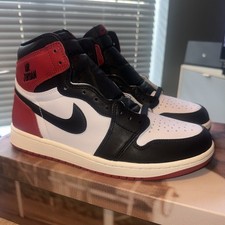Nike Air Jordan 1 High Retro OG Black Toe Reimagined UK8