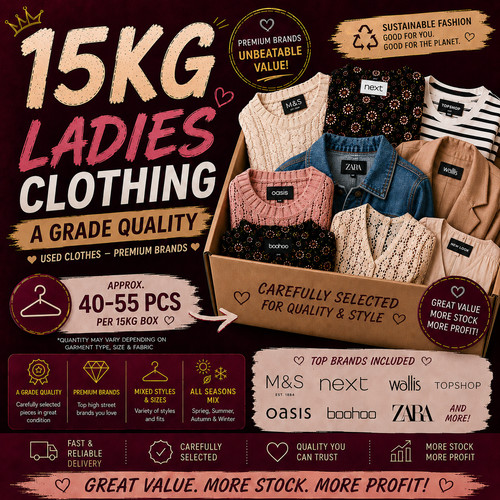 15kg ladies clothing - ladies,