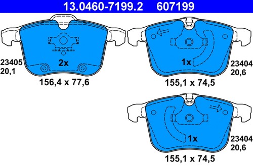 Front brake pad - brake,