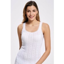 Pack of 2 Ladies Ribbed Cotton