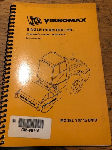Jcb vibromax single drum - vibromax,