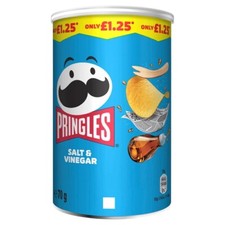 12x Pringles Salt & Vinegar
