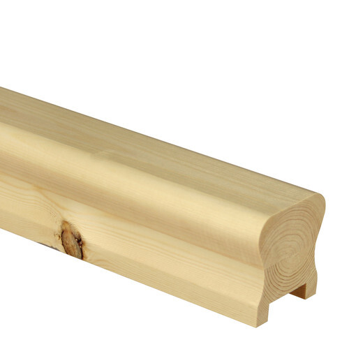 35mm pine peg newel - pine, stop