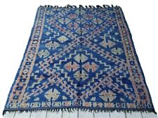 Blue Moroccan Rug Beni M'guild
