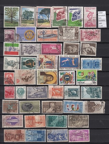 Used italy republic stamps - used,